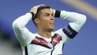 Portugal's Cristiano Ronaldo reacts REUTERS/Gonzalo Fuentes