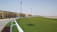 A general view of the Al Uqda Racing Complex in Al Khor.
