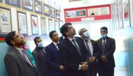 Bangladesh Ambassador to Qatar H E Md Jashim Uddin visits Bangladesh MHM School and College, Doha. 
