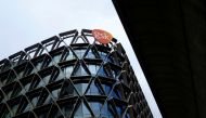 An exterior view of GlaxoSmithKline (GSK) Asia House is seen in Singapore, March 21, 2018. REUTERS/Loriene Perera/File Photo 