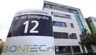 The headquarters of German biotech firm BioNTech is photographed in Mainz, Germany, September 17, 2020. REUTERS/Kai Pfaffenbach/File Photo