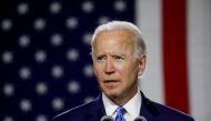 FILE PHOTO: Democratic U.S. presidential candidate and former Vice President Joe Biden arrives to speak about modernizing infrastructure and his plans for tackling climate change during a campaign event in Wilmington, Delaware, U.S., July 14, 2020. REUTER