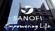 FILE PHOTO: A Sanofi logo is seen during the company's annual results news conference in Paris, France, February 6, 2020. REUTERS/Benoit Tessier/File Photo
