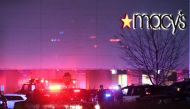 Police secure the scene outside the Mayfair Mall after a gunman opened fire on November 20, 2020 in Wauwatosa, Wisconsin. Scott Olson/Getty Images/AFP