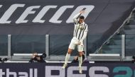 Soccer Football - Serie A - Juventus v Cagliari - Allianz Stadium, Turin, Italy - November 21, 2020 Juventus' Cristiano Ronaldo celebrates scoring their second goal REUTERS/Massimo Pinca