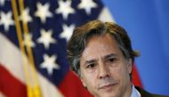 File photo: US Deputy Secretary of State Antony Blinken listens to journalists' questions during a news conference, at a hotel in Mexico City, April 30, 2015. Reuters/Henry Romero/File Photo
