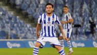 FILE PHOTO: Imagen de archivo del jugador de la Real Sociedad David Silva durante un partido de La Liga Santander ante el Real Madrid en el Reale Arena de San Sebastián, España. 20 septiembre 2020. REUTERS/Vincent West