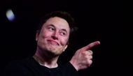 (FILES) In this file photo Tesla CEO Elon Musk speaks during the unveiling of the new Tesla Model Y in Hawthorne, California on March 14, 2019. / AFP / Frederic J. BROWN
