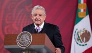 Mexico's President Andres Manuel Lopez Obrador speaks during a news conference at the National Palace, in Mexico City, Mexico November 25, 2020. Mexico's Presidency/Handout via REUTERS ATTENTION EDITORS - THIS IMAGE HAS BEEN SUPPLIED BY A THIRD PARTY. NO 