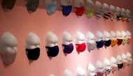 Face masks are displayed at Tokyo Mask Land, a face-mask theme exhibition and its speciality shop, amid the coronavirus disease (COVID-19) outbreak, in Yokohama, Japan December 1, 2020. REUTERS/Issei Kato