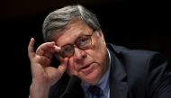 FILE PHOTO: U.S. Attorney General William Barr testifies before the House Judiciary Committee in the Congressional Auditorium at the U.S. Capitol Visitors Center, in Washington, U.S., July 28, 2020. Chip Somodevilla/Pool via REUTERS/File Photo
