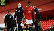 December 2, 2020 Manchester United's Marcus Rashford is substituted off after sustaining an injury REUTERS/Phil Noble/File Photo