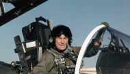 This file US Air Force handout photo from 1995 at Edwards Air Force Base in California shows Brig. Gen. Charles E. 