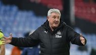 November 27, 2020 Newcastle United manager Steve Bruce reacts after the match Pool via REUTERS/Daniel Leal-Olivas