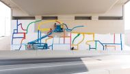 The 22-metre-wide artwork created as part of a public art project called “Jedariart.”