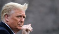 FILE PHOTO: U.S. President Donald Trump departs on travel to West Point, New York from the South Lawn at the White House in Washington, U.S., December 12, 2020. REUTERS/Cheriss May