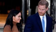 Britain's Prince Harry and his wife Meghan, Duchess of Sussex, leave Canada House in London, Britain January 7, 2020. REUTERS/Toby Melville/File Photo