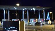 The border crossing between Sweden and Denmark at Oresund bridge is seen after the Swedish government decided to close it to visitors, to fight the spread of coronavirus disease (COVID-19), in Malmo, Sweden, December 21, 2020. TT News Agency/Johan Nilsson