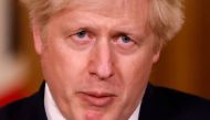 Britain's Prime Minister Boris Johnson speaks during a virtual press conference inside 10 Downing Street in central London on December 21, 2020, after a string of countries banned travellers and all but unaccompanied freight arriving from the UK, due to t