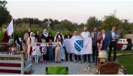 Members of the Bosnian community during their visit to Al Marri Farm to celebrate Qatar National Day.
