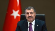 Turkish Health Minister Fahrettin Koca speaks during a news conference in Ankara, Turkey, December 24, 2020. Turkish Health Ministry/Handout via REUTERS 