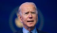 WILMINGTON, DE - DECEMBER 28: President-elect Joe Biden delivers remarks at the Queen Theater on December 28, 2020 in Wilmington, Delaware. Biden will be inaugurated as the 46th president in a scaled-down ceremony in Washington D.C. due to the coronavirus