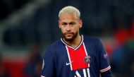 FILE PHOTO: Soccer Football - Champions League - Group H - Paris St Germain v Istanbul Basaksehir F.K. - Parc des Princes, Paris, France - December 9, 2020 Paris St Germain's Neymar REUTERS/Charles Platiau/File Photo
