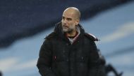 December 26, 2020 Manchester City manager Pep Guardiola Pool via REUTERS/Clive Brunskill