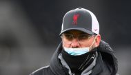 December 30, 2020 Liverpool manager Juergen Klopp during the warm up before the match Pool via REUTERS/Stu Forster