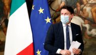 FILE PHOTO: Italian Prime Minister Giuseppe Conte. REUTERS/Remo Casilli
