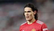 Soccer Football - Premier League - Manchester United v Wolverhampton Wanderers - Old Trafford, Manchester, Britain - December 29, 2020 Manchester United's Edinson cavani Pool via REUTERS/Martin Rickett 