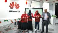 Qatar’s team during the Huawei’s ICT Competition 2020 Regional Finals.