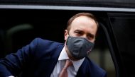 Britain's Health Secretary Matt Hancock arrives at Downing Street, in London, Britain, January 4, 2021. REUTERS/John Sibley

