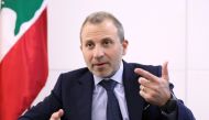 FILE PHOTO: Gebran Bassil, a Lebanese politician and head of the Free Patriotic movement, talks during an interview with Reuters in Sin-el-fil, Lebanon July 7, 2020. REUTERS/Mohamed Azakir