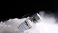 FILE PHOTO: Vials labelled 