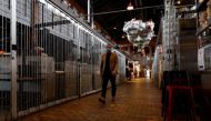 Eateries in the ByWard Market Square building are seen closed as a result of measures taken to slow the spread of the coronavirus disease (COVID-19) in Ottawa, Ontario, Canada October 19, 2020. REUTERS/Blair Gable/File Photo
