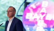 Werner Baumann, CEO of Bayer AG, addresses the German drugmaker's annual results news conference in Leverkusen, Germany, February 27, 2020. REUTERS/Wolfgang Rattay/File Photo