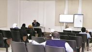 One of the creative writing workshops conducted at Katara.