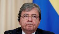 FILE PHOTO: Colombian Foreign Minister Carlos Holmes Trujillo attends a news conference following a meeting with his Russian counterpart Sergei Lavrov in Moscow, Russia June 3, 2019. REUTERS/Maxim Shemetov/File Photo
