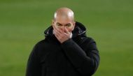 December 23, 2020 Real Madrid coach Zinedine Zidane during the match REUTERS/Susana Vera/File Photo