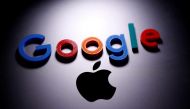FILE PHOTO: A 3D printed Google logo is placed on the Apple Macbook in this illustration taken April 12, 2020. REUTERS/Dado Ruvic/Illustration/File Photo
