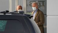 US President Joe Biden leaves from the Delaware Orthopaedic Specialist after a check-up on his foot injury in Newark, Delaware, U.S., February 6, 2021. Reuters/Joshua Roberts