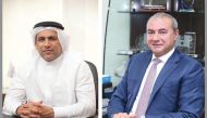 Abdul Hakeem Mostafawi (left), CEO of HSBC Qatar, and Bassel Gamal, Group CEO of QIB.
