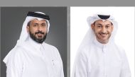 Chairman of Ooredoo, Sheikh Faisal bin Thani Al Thani (left), and Managing Director of Ooredoo, Aziz Aluthman Fakhroo.