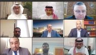 Officials during the webinar on ‘Business Recovery and Resilience for Qatari Enterprises’ organised by QICCA.