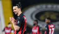 Soccer Football - Serie A - Spezia v AC Milan - Stadio Dino Manuzzi, La Spezia, Italy - February 13, 2021 AC Milan's Zlatan Ibrahimovic REUTERS/Jennifer Lorenzini
