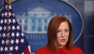 U.S. White House Press Secretary Jen Psaki holds the daily briefing at the White House in Washington, D.C., U.S. February 17, 2021. REUTERS/Leah Millis