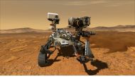 FILE PHOTO: NASA's Perseverance Mars rover, the biggest, heaviest, most advanced vehicle sent to the Red Planet by the National Aeronautics and Space Administration (NASA), is seen on Mars in an undated illustration provided by Jet Propulsion Laboratory i