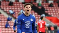 Chelsea's Mason Mount celebrates scoring their first goal Pool via REUTERS/Michael Steele 