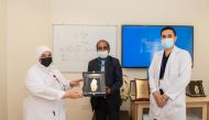 HMC's Dr. Hanadi Al Hamad honours representatives of Bangladeshi and Nepalese embassies and ICBF.